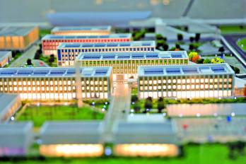 Maqueta del plan integral de transformación del Inadeh.