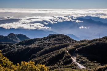 Vista panorámica del volcán Barú, una de las principales joyas naturales del país.