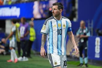 El delantero argentino Lionel Messi.