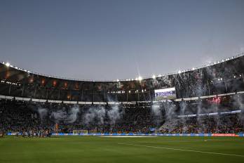 Vista panorámica del estadio Maracaná en Brasil.