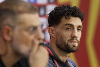 El centrocampista de la selección de fútbol de Croacia, Mateo Kovacic.