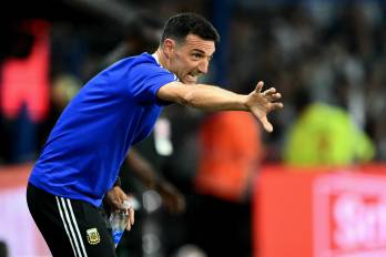 El entrenador de la selección de Argentina, Lionel Scaloni.