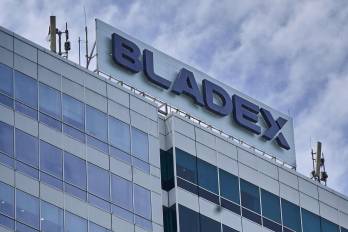 Fotografía sin fecha especificada de toma cedida por Bladex que muestra la fachada y el logotipo de Bladex en Ciudad de Panamá (Panamá).
