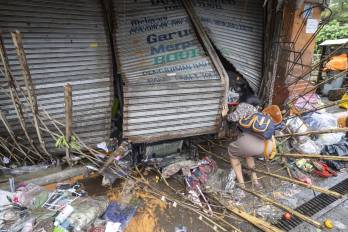 El enclave turístico por excelencia de Indonesia, Bali, registra intensas precipitaciones desde la noche del martes.