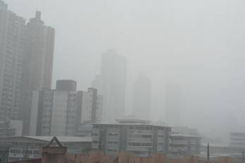 Varios puntos de la ciudad capital se muestran altas intensidades de lluvia