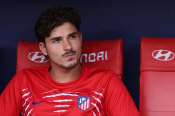 El delantero argentino del Atlético de Madrid, Julián Álvarez.