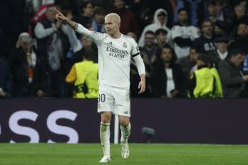 El jugador argentino Franco Mastantuono.
