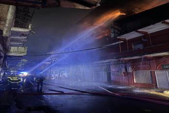 Este es el tercer incendio registrado en el Casco Antiguo en menos de una semana.