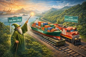 Un canal entre montañas