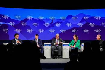 El presidente José Raúl Mulino en el Foro Económico Mundial de Davos, Suiza.