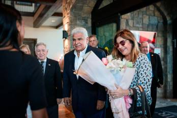 Mulino fue recibido por el embajador de Panamá ante la ONU, Eloy Alfaro de Alba.