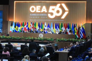 Cuarta sesión plenaria de la Organización de Estados Americanos.
