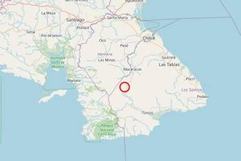 El sismo se registra en medio de la actividad sísmica reportada en el país tras el terremoto del pasado 9 de octubre.