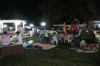 CIUDAD DE PANAMÁ 10-9-26 segunda noche en distrito de Tonosi, provincia de Los Santos, despues del terreno de 7.7 que sacudió el piso. La Estrella de Panamá/Erick Marciscano