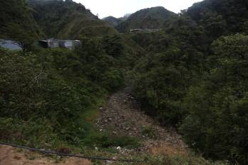 De fondo, el yacimiento de cobre de Cerro Colorado, ubicado en la comarca Ngäbe-Buglé