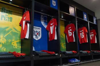 Vestuario de la selección de Panamá.