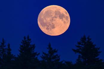 Durante la fase de mayor cobertura, la Luna puede adquirir una apariencia rojiza o cobriza.