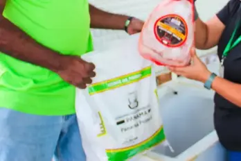 Según el representante, las bolsas navideñas fueron entregadas en su totalidad en Unión Santeña, en presencia del personal del IMA