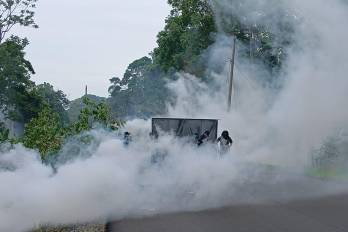 La provincia de Bocas del Toro en medio de las protestas.