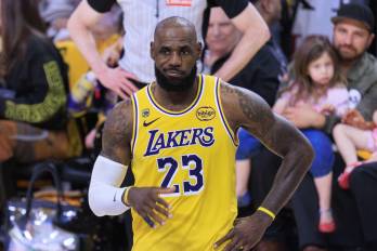 LeBron James fue parte importante de la historia de los Lakers.