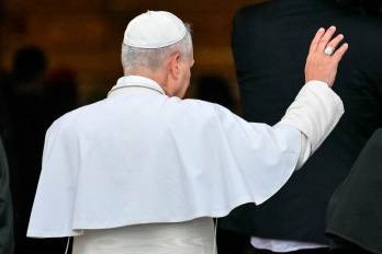 El papa León X1V y el presidente Donald Trump