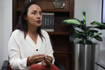 La presidenta de la asociación, Natzare Bermúdez, en entrevista con La Estrella de Panamá.
