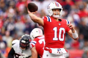 El jugador de los New England Patriots, Drake Maye.