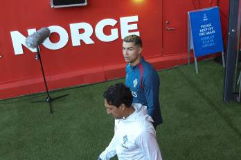 El jugador de Portugal, Cristiano Ronaldo.