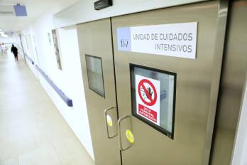 Unidad de cuidados intensivos de la Ciudad de la Salud.