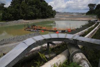 Proyecto Cobre Panamá en Donoso, provincia de Colón.