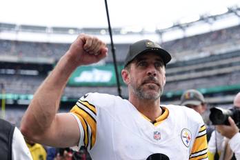 El jugador de la NFL, Aaron Rodgers.