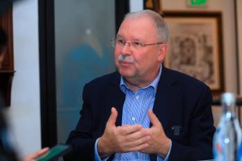 Alois Zwinggi, presidente ejecutivo del Foro Económico Mundial (WEF), durante su entrevista exclusiva con La Estrella de Panamá.