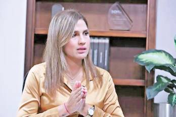 Alexandra Brenes, diputada de la coalición Vamos.