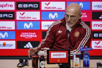 El técnico de la selección española de fútbol, Luis de la Fuente.
