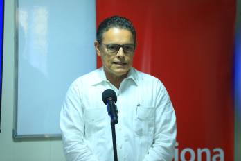 El ministro de Seguridad, Frank Ábrego.