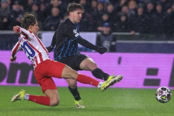 El jugador del Brujas, Christos Tzolis.