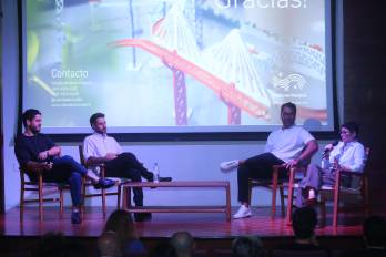 Javier Chanis, Nahuel Galeano, Miguel Corro y Beatriz Cecilia Paredes en ‘4 Días de Diseño’.