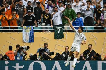 El jugador del Real Madrid, Gonzalo García.