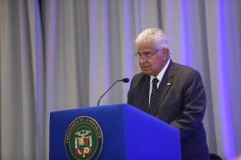 El presidente de la República, José Raúl Mulino