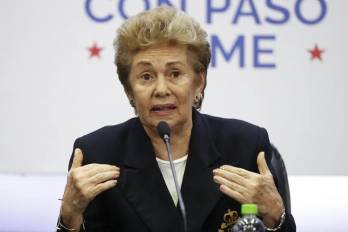 Expresidenta Mireya Moscoso.