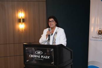 Olga de Obaldía, directora ejecutiva de la Fundación para el Desarrollo de la Libertad Ciudadana.