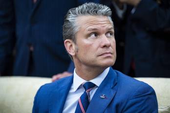 El secretario de Defensa de Estados Unidos, Pete Hegseth.