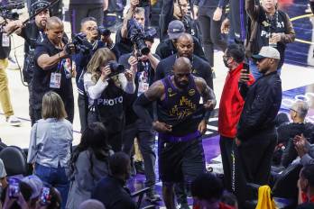 LeBron James, de Los Angeles Lakers.