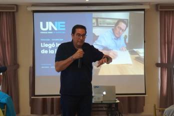 Martín Torrijos encabezó los encuentros de UNE en distintas provincias.