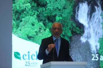 El administrador de la Autoridad del Canal de Panamá (ACP), Ricaurte Vásquez,