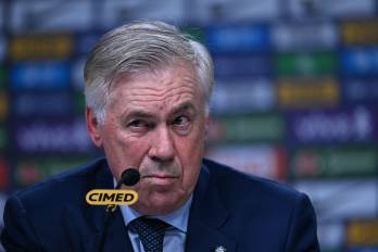 El técnico de la selección de Brasil, Carlo Ancelotti.