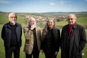 Amitav Ghosh, László Krasznahorkai, Cristina Rivera Garza y Enrique Vila-Matas