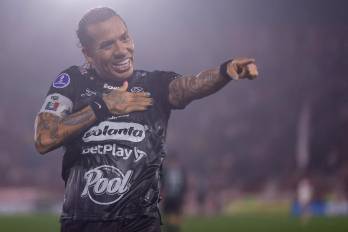 El delantero Dayro Moreno, del Once Caldas.