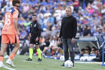 El entrenador del FC Barcelona, Hansi Flick.
