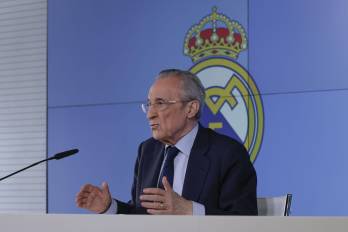 El presidente del Real Madrid, Florentino Pérez.